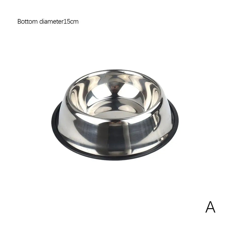 Stainless Steel Anti-Skid Dog Bowl