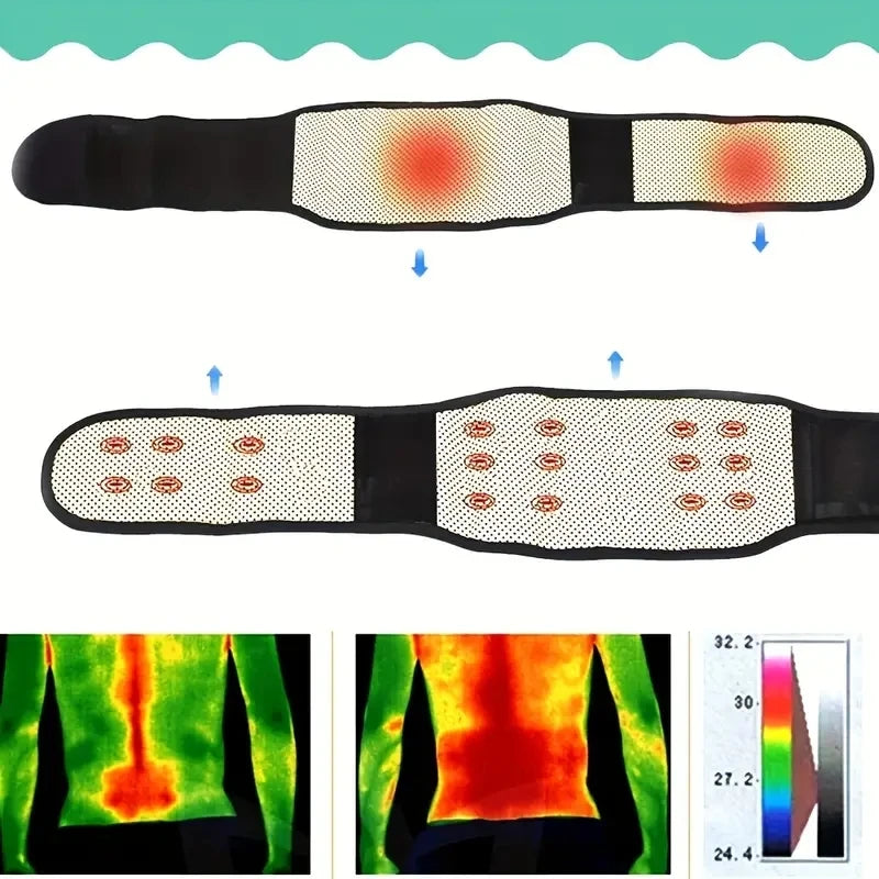 Adjustable Magnetic Therapy Waist Support Belt