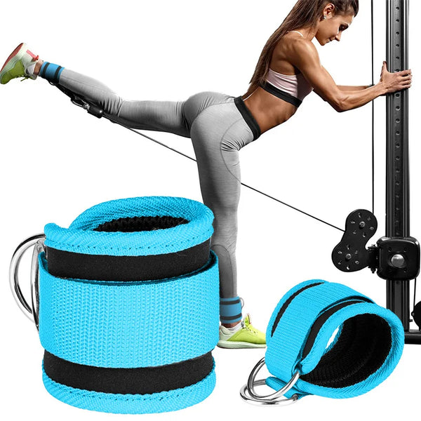 Fitness Ankle Straps with D-Ring