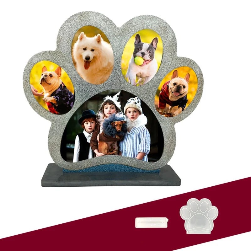 Dog Paw Photo Frame Mold