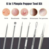 6Pcs Blackhead Remover Kit